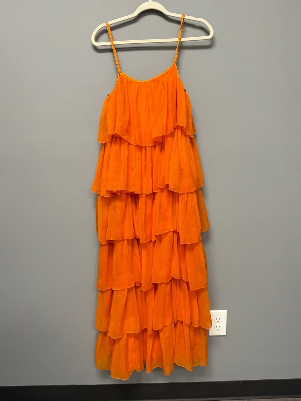 Payal Jain Tiered Tulle Maxi Dress - Picture 3 of 7